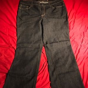 Classic style dark wash jeans